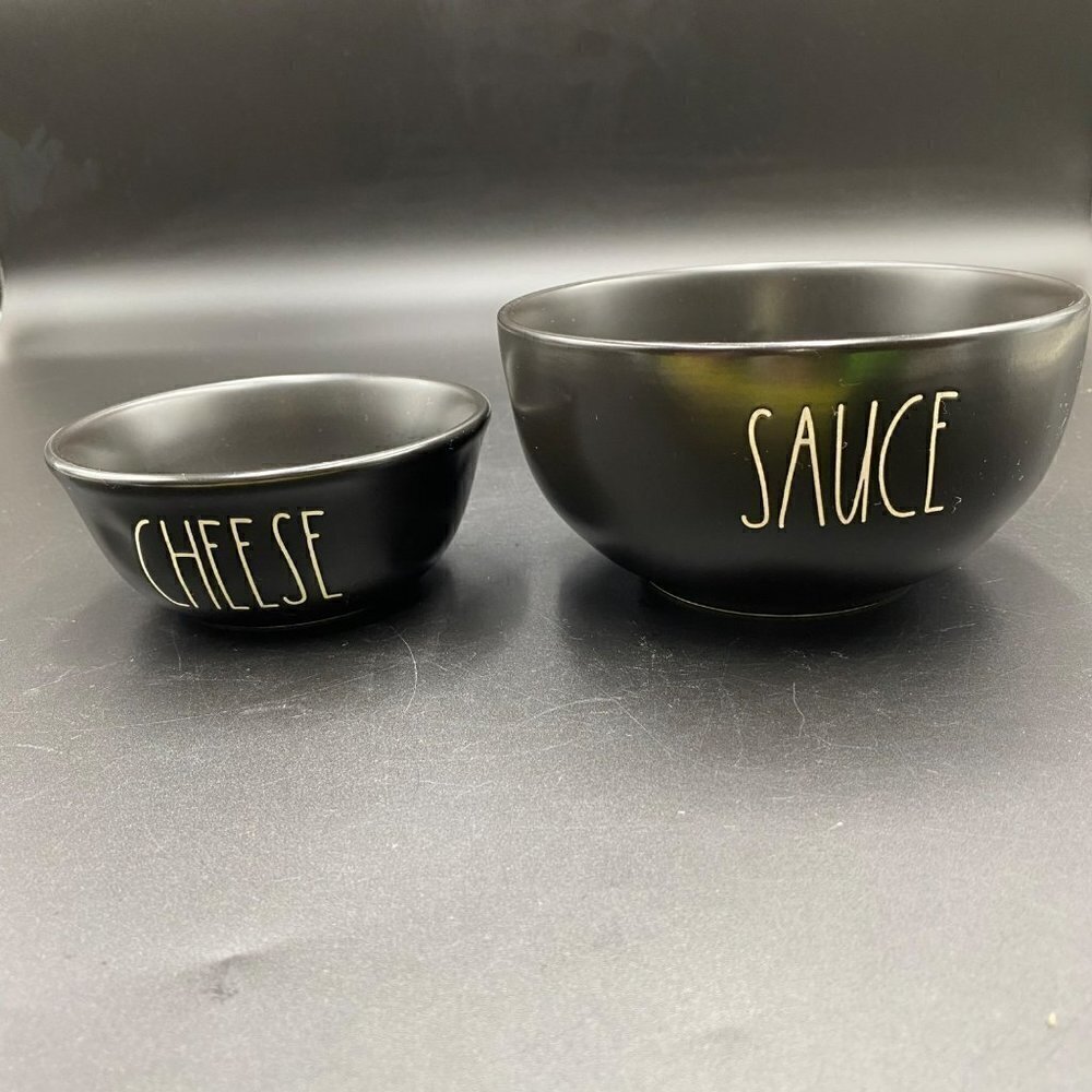 Rae Dunn Artisan Collection by Magenta Cheese/Sauce Bowls